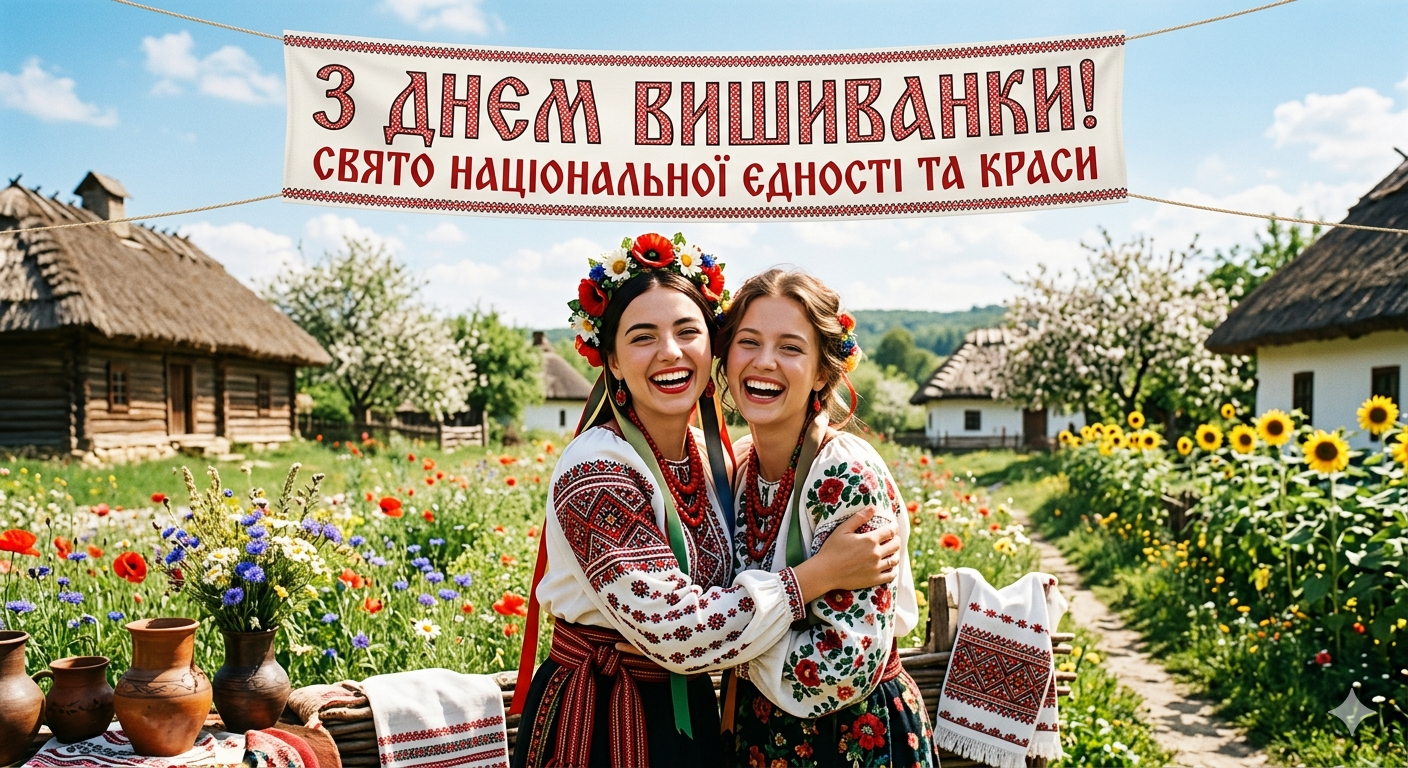 Привітання з Днем вишиванки!